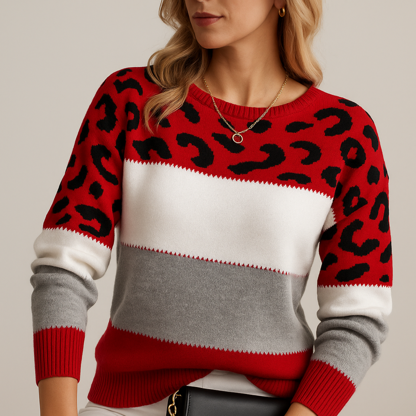 Andrea™ | Jersey Premium de Leopardo Elegante