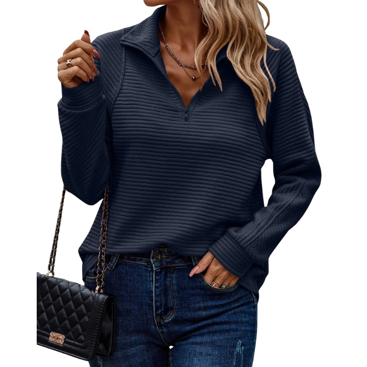 Lorena™ | Jersey de Lujo con Escote en V