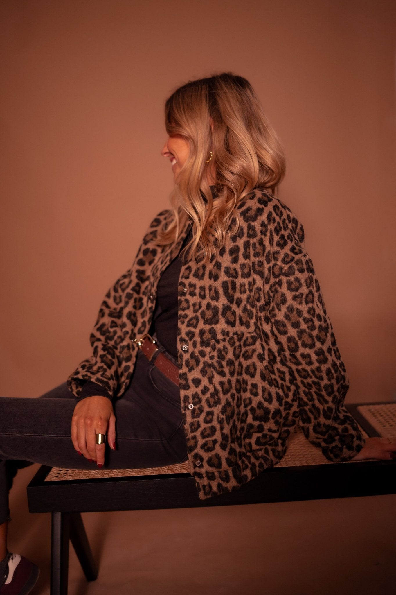 Marta™ | Chaqueta Corta con Estampado de Leopardo